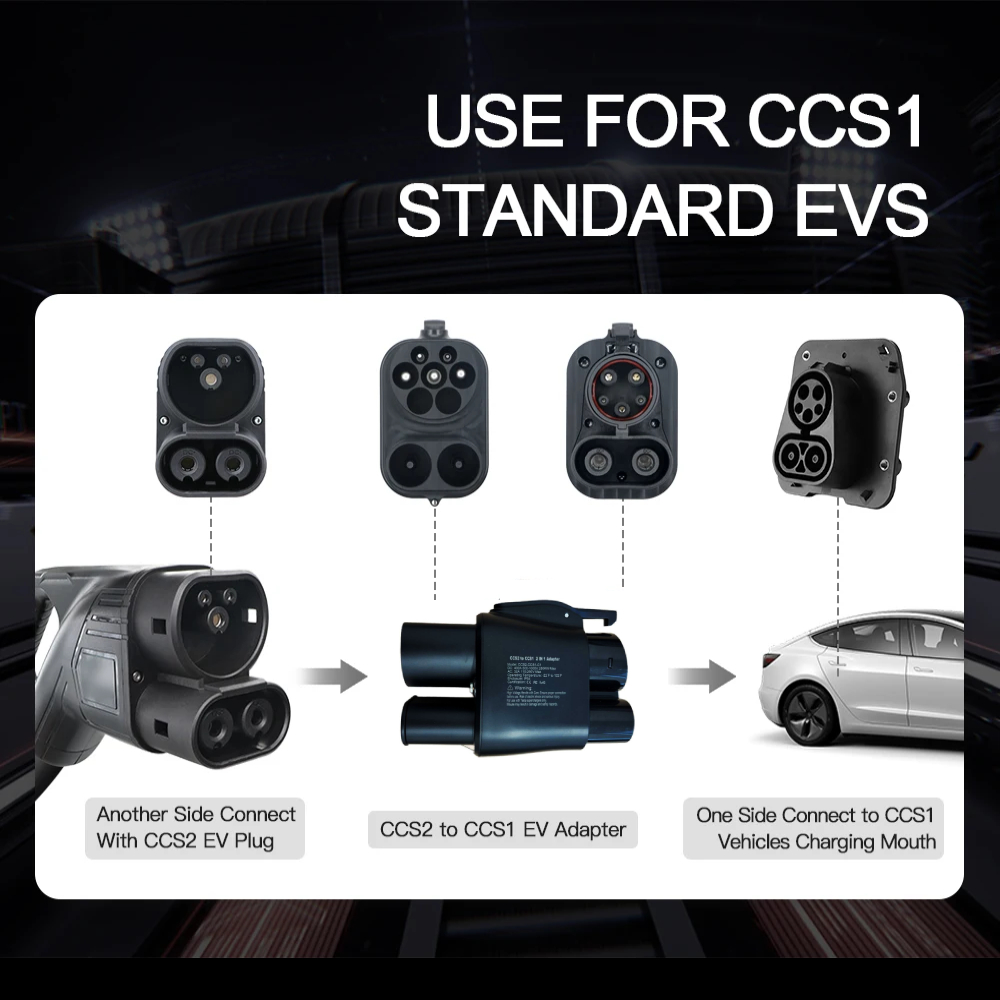 BERET EV Charger CCS2 to CCS1  - Ccs2 To Ccs1 Fast Charge Adapter 250Kw recension och pris